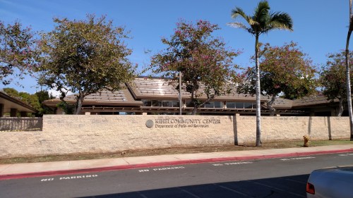 The hardware is in place to mount solar panels to the buildings in the community center.